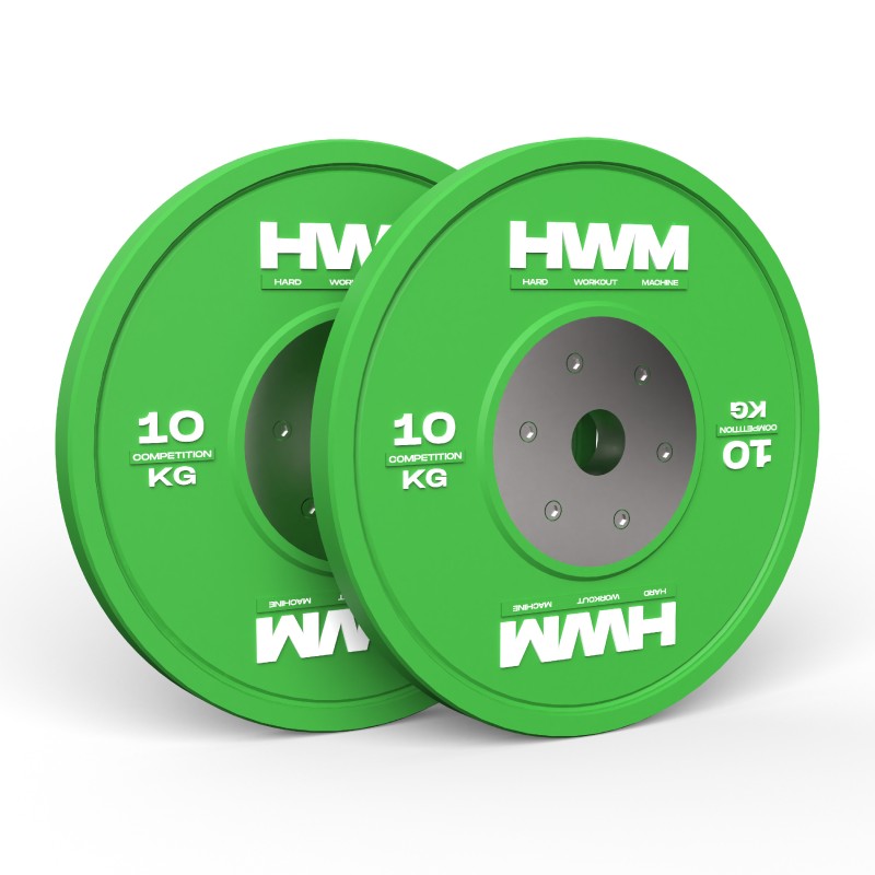 Bumper Plates Competición 10kg (Par) | HWM
