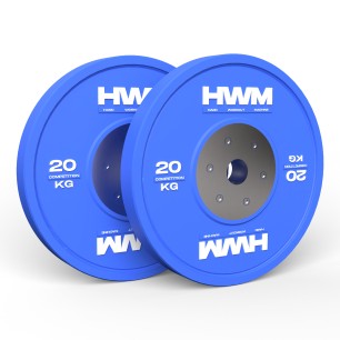 Bumper Plates Competición 20kg (Par) | HWM