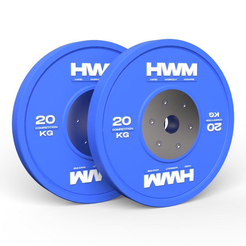 Bumper Plates Competición 20kg (Par) | HWM