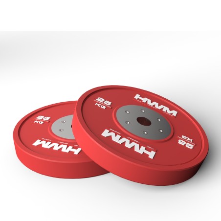 Bumper Plates Competición 25kg | HWM®