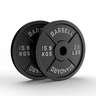 Discos Olímpicos 35lb (Par) | Barbell Standard