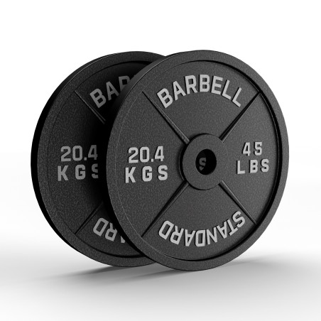 Discos Olímpicos 45lb (Par) | Barbell Standard