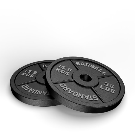 Discos Olímpicos 35lb | Barbell Standard