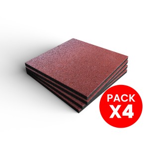 Pack 4 Palmetas de Caucho 50x50cm x 25mm