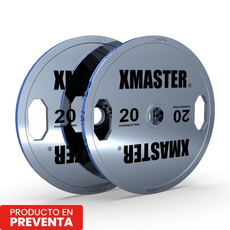 Discos Powerlifting Premium Grip 20kg (Par) | XMASTER