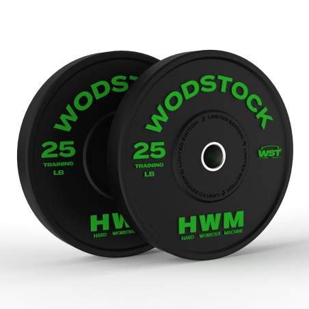 Bumper Plates 25lb Wodstock Edición Limitada (Par) | HWM