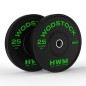 Par Bumper Plates 25lb Wodstock Edición Limitada | HWM