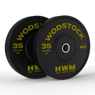 Bumper Plates 35lb Wodstock Edición Limitada (Par) | HWM