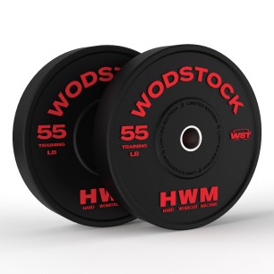 Par Bumper Plates 55lb Wodstock Edición Limitada | HWM