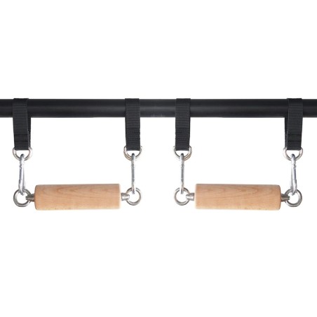 Par Agarres OCR Pull Up Bars de Madera 60mm | Araknido