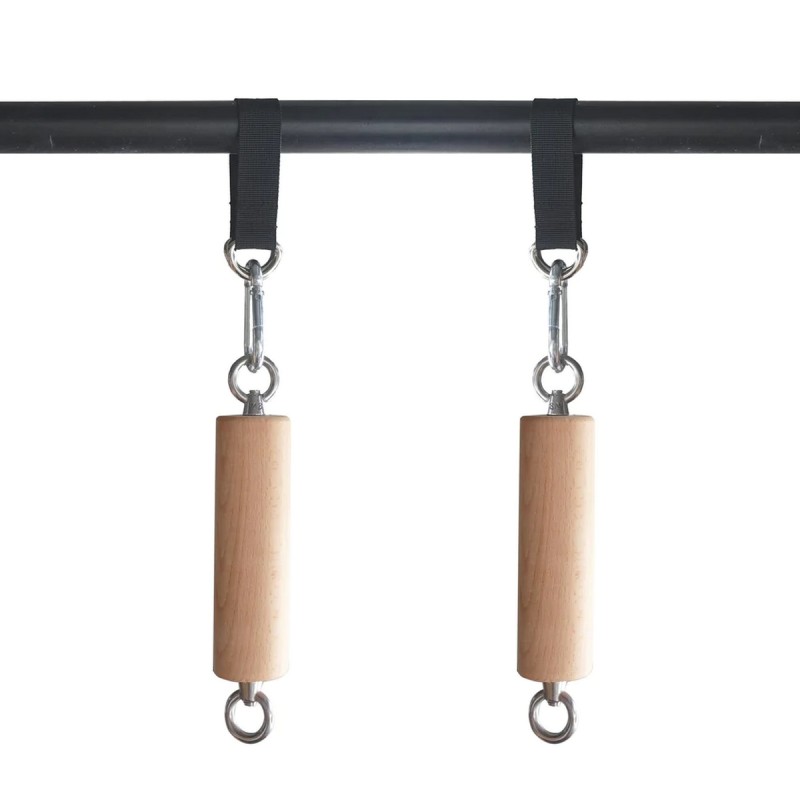 Par Agarres OCR Pull Up Bars de Madera 60mm | Araknido
