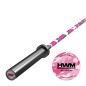 Barra Olímpica Cerakote Pink Camo 500lb 15kg | HWM