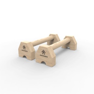 Par Barras Paralelas de Madera Standard 10cm | Araknido