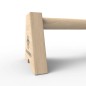 Par Barras Paralelas de Madera High 17cm | Araknido