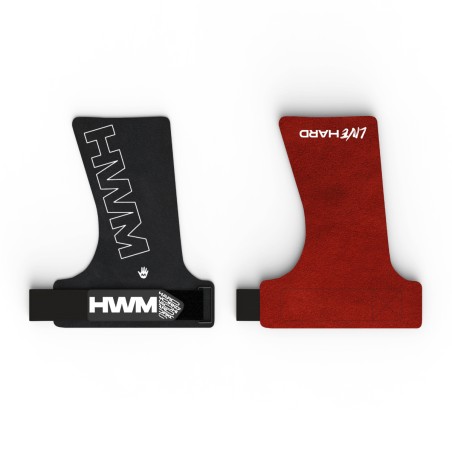 Par Calleras Essentials Sin Orificios Negro/Rojo | HWM®