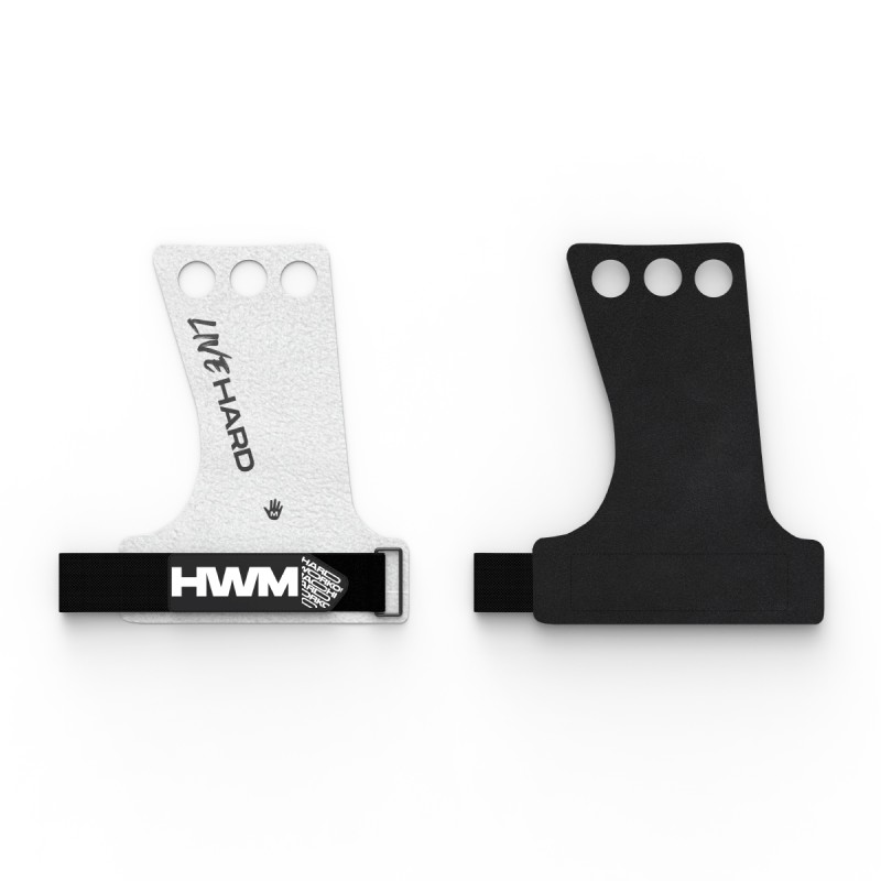 Par Calleras Essentials 3 Orificios Blanco/Negro | HWM® Par Calleras Essentials 3 Orificios Blanco/Negro | HWM®