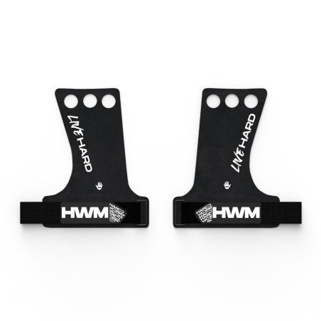 Par Calleras Essentials 3 Orificios Negro/Rojo | HWM®