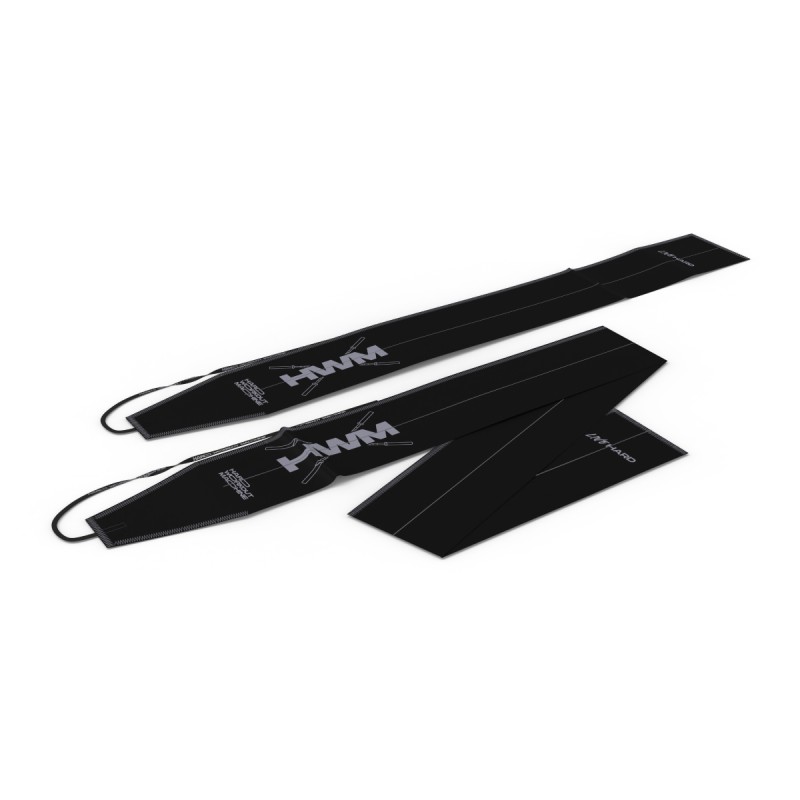 Par Muñequeras de Tela Spiral 2.0 Negro | HWM®