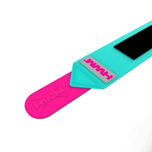 Par Muñequeras Elásticas Fight 2.0 Turquesa | HWM®