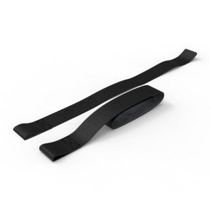 Par Correas de Levantamiento Attack Cuero Negro | HWM®